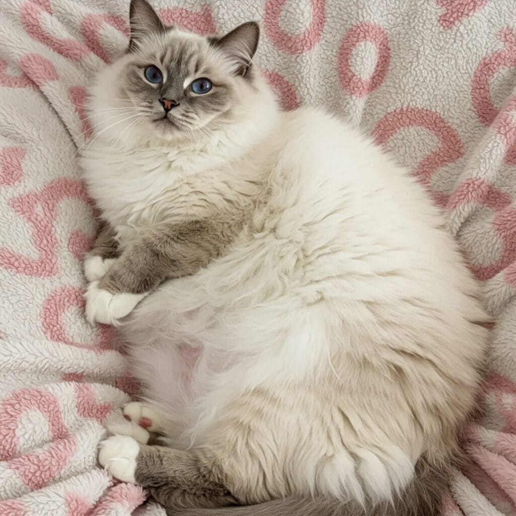 Obese ragdoll cat Obesity in cats