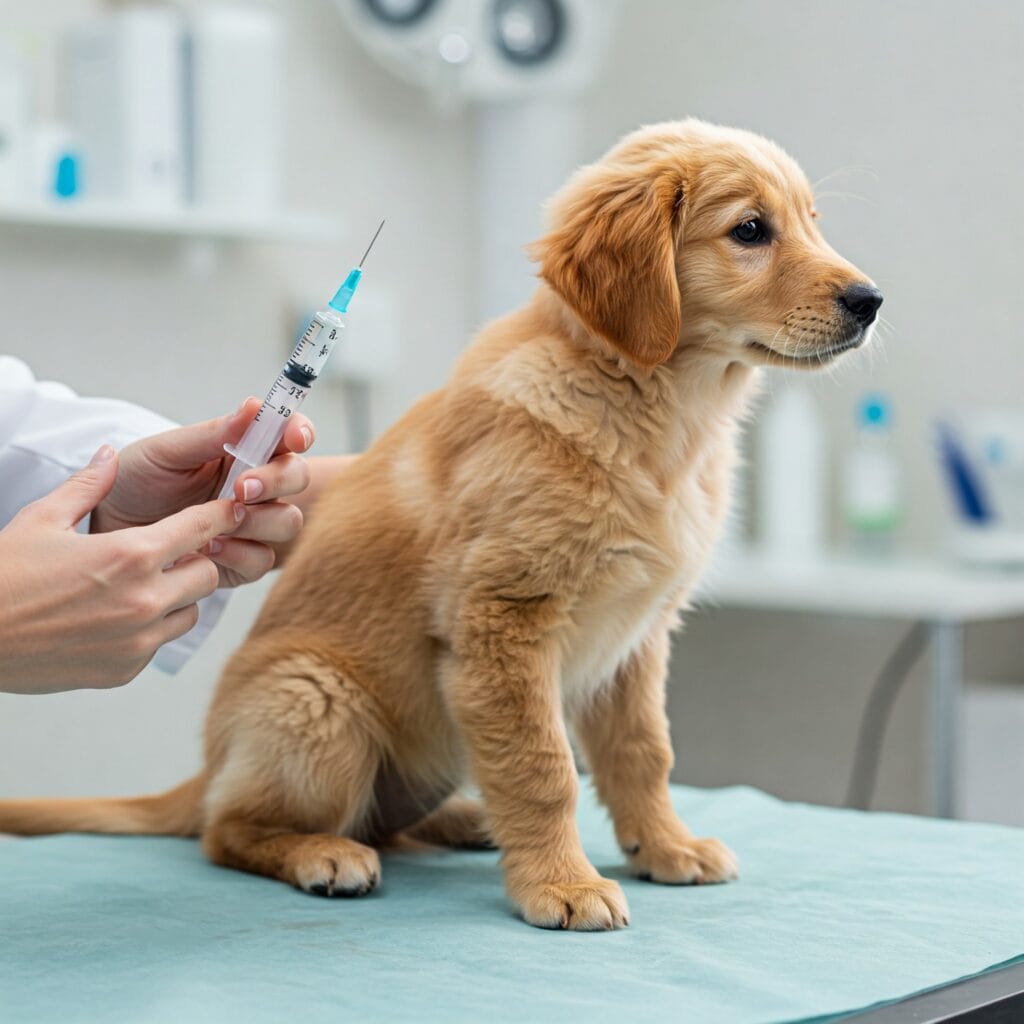 Vaccination in dog